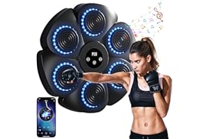 BafanglaiUK Music Boxing Machine, 2025 Musik Box Maschine Bluetooth, mit Musik Boxen mit 9 Geschwindigkeitsmodi und Zählmodus, Boxmaschine mit Musik für Kinder und Erwachsene