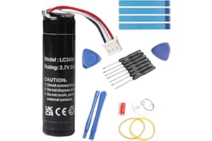 Fuworance Batería de repuesto de 3400 mAh, 3,7 V, 12,24 Wh, compatible con faros Petzl Nao/Nao+ Plus, recargable, batería de iones de litio, alta capacidad, carga rápida con caja de herramientas de