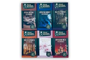 ORIGINAL CROTTENDORFER RÄUCHERKERZEN Crottendorfer Räucherkerzen im 6er Set, Räucherkegel in Größe M in Russian Red, Black Forest, Cuba Blend, Indian Summer, African Night, Zen Garden - 24 Stück pro Packung