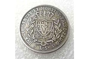 FKaiYin Pièce commémorative de l'Italie 1828 – Pièce de monnaie italienne humoristique en nickel Hobo – Cadeau de fête pour garçons, filles, adultes