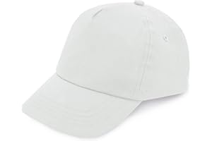 makio Gorra Beisbol para niño y niña, 5 Paneles de Vivos Colores. 100% algodón, con Orificios de ventilación y Cierre Ajustable. Gorra Infantil, niñas y niños Entre 4 y 13 años