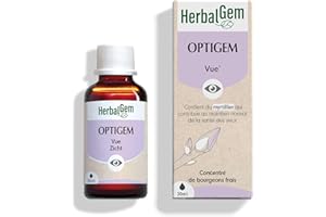 Herbalgem Optigem Complexe de Gemmothérapie Concentrée, Confort Oculaire, 30 ml