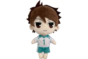 TONGYUNDACHENG Haikyuu Anime Plüschpuppe, 20 cm, Oikawa Tooru Kenma Kozume Shoyo Hinata Kuroo Tetsurou Cartoon Niedlich Weich gefüllte Figur Home Sofa Zimmer Dekoration, Oikawa Tooru, 20 cm