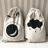 Laundry Bags with Adjustable Drawstring, 60 x 48 cm | 2 pieces, large capacity, reusable, ideal for storing travel items