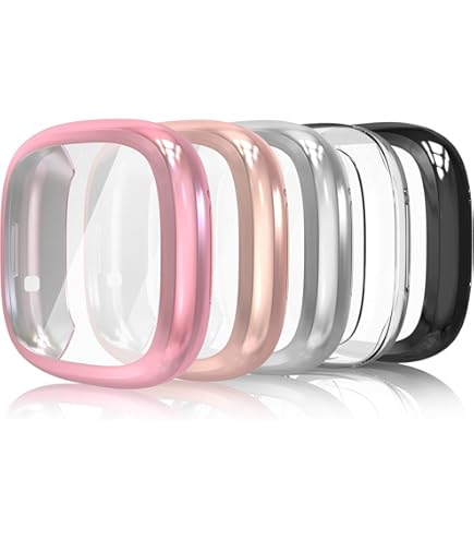 2 Pellicole Protettive TPU Per Fitbit Versa 3 / Sense - Trasparenti, Antigraffio, Morbide - 3