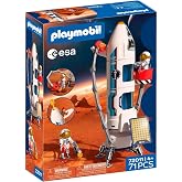 PLAYMOBIL Space ESA Mars Research Rocket | Fırlatma rampası ve 2 Astronot ile Mod&uuml;ler Roket | Y&uuml;ksek Kaliteli Uzay Oyuncağı S
