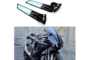 OTILLI NOUVEAU Rétroviseurs latéraux de moto Rétroviseur pivotant réglable pour Yamaha YZF R1 2015-2023 R6 2017-2022 R7