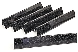 MGiessca 7636 Flavorizer Bars para Weber Spirit 300 Grill, rieles aromáticos de 38,8 cm para Weber Spirit E310 E320 E330, cubierta del quemador para Weber II E-310 S-310 Grill, 7636 Weber Gs4 piezas