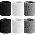 SAHENITEANA Absorbent Wrist Sweatbands For Athletic Men And Women Tennis Wrist Sweat Bands For Moisture Wicking Bands Cloth Sweatband For Tennis,Basketball,Running,Working Out
