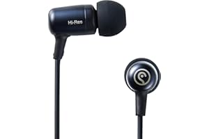 EarStudio HE100, High-Resolution Earphones, 3.5mm in-Ear Headphones, Distinctive Clear Sound, Single Powerful Hi-RES Dynamic Driver, Comfort Fit, in-Line Microphone