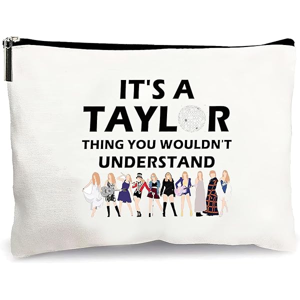 Coole Make-up Tasche Für Musik-Fans – Mit Songtext-Print & Viel Stauraum