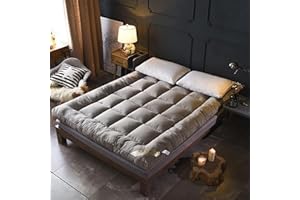 UE-MAOLU Colchón de futón de piso grueso, colchón de tatami japonés, almohadilla de dormir plegable, cama enrollable suave de invierno, colchón de dormitorio para estudiantes ( Color : D , Size : 120*200cm )