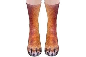 CANTUSTIME Funny Socks for Men Women Teens-Fun Animal Paws 3D Socks Novelty Gifts - Christmas Gifts Stocking
