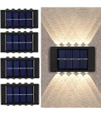 ELLASAY Applique solare per esterni, 10 colori modalità RGB LED luce