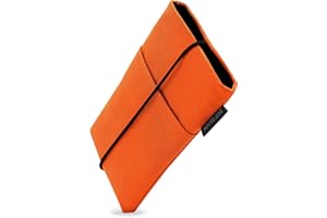 Adore June Handytasche Bene kompatibel mit 6,7-7,0 Zoll Smartphones (wie iPhone 17 Pro Max, iPhone 16 Pro Max, 16 Plus, Galaxy S25 Ultra, Pixel 10 Pro XL), Gummi-Verschluss, Farbe Orange