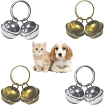 STOBOK 48 Stück Kleine Glöckchen-Anhänger - Bunt, Aus Metall, Für Haustierhalsbänder, Schlüssel & Basteln