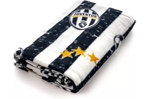 Carillo Coperta Plaid Invernale in Pile 160x240 con Balza Doppia Disegno Continuo