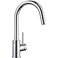BLANCO MIDA-S - Küchenarmatur mit hohem, ausziehbaren Auslauf - Hochdruck - Chrom - 521454