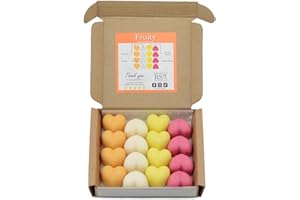 RS Wellness Fruity Mixed Highly Scented Wax Melts - 16 Wax Melts Gift Set - Handmade Home Fragrance - Vegan & Pet Friendly - Luxury Candle Alternative - Highly Scented Candle Gifts For Women