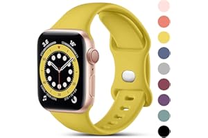 CeMiKa kompatybilny z Paskiem do Zegarka Apple 38mm 40mm 41mm 42mm 44mm 45mm 49mm, Wymienne Paski z Miękkiego Silikonu Pasujące do iWatch SE/Series 8 7 6 5 4 3 2 1