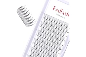 FADLASH Ciglia Extension 8D 0.07mm Volume Russo C Arricciare 12mm Lunghezza Ciuffetti Extension Ciglia Volume Ciglia Estensioni