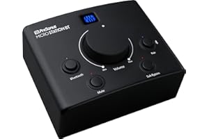 PreSonus MicroStation BT, 2.1 Contrôleur de Moniteur de Haut-Parleur avec Connectivité Bluetooth et sortie de Caisson de Basses Subwoofer