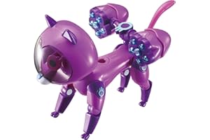 ALPHA TOYS AlphaToys Petronix Defenders EU820220 - przekształcający się Max Mode Pet Kitt-10, figurka do zabawy dla dzieci, wielkość ok. 12 cm, z możliwością przekształcenia robota z armatkami do przyczepienia