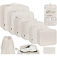 BAGAIL 10 Set Packing Cubes Various Sizes Packing Organizer for Travel Accessories Luggage Carry On Suitcase