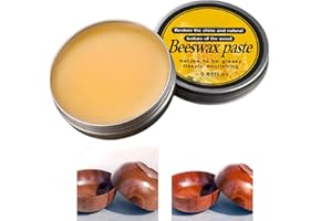 XUNZHI 25g Beeswax Wood Polish,Beeswax Wood Protector,Bees-Wax W-OOD Polish Natural,Bees-Wax Furniture P-olish,B-eeswax W-OOD Conditioner,Natural B-eeswax Wo-od Conditioner,Furniture Po-Lish & C-onditioner