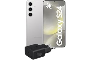 Samsung Galaxy S24 Smartphone AI, Caricatore incluso, Display 6.2'' FHD+ Dynamic AMOLED 2X, Fotocamera 50MP, RAM 8GB, 256GB, 4.000 mAh, Marble Gray [Versione italiana]