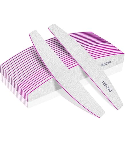 thumbnail image 2 of 180 Grit Sandpaper Sheets Dual Ended Nail Cuticle Pusher Cuticle Cutter Self-Adhesive Sandpaper For Keratinizer Slant Heads Nail Art Pre Polishing Sandpaper Nail And Foot Salon Home Sandpaper 2 of 9