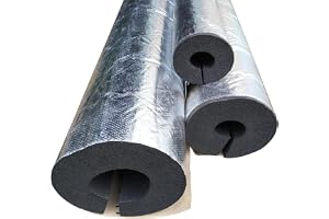 DSJGVN Utomhus Frostskyddsisoleringsrör, Rörisolering, Självhäftande Skumisoleringsrör, Vattentät Rörisolering, 950 Mm Längd