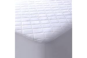 Bronwen Mathews Quilted Mattress Protector Small Double 4FT 122x190 cm Deep Fitted Mattress Protector up to 40 CM, Mattress Cover, Mattress Topper Breathable, Hypoallergenic (Small Double 4FT)