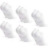 DANISH ENDURANCE Bamboo Ankle Socks, Breathable, 6 Pack