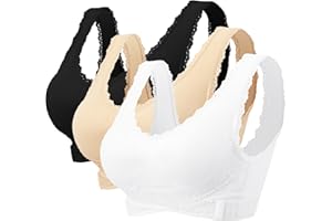 Litthing Soutien-Gorge de Sport Femmes sans Couture Soutien Gorge Confortable Dentelle Bra Push Up Yoga Brassiere