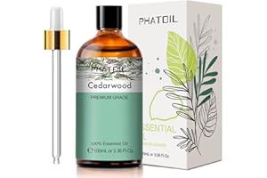 ‎PHATOIL PHATOIL ätherische Öle Zedernholz 100 ml, ätherische Öle Aromatherapieöl von Erstklassige Qualität, Duftöle für Diffusor, Luftbefeuchter