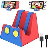 HEIYING Nintendo Switch/Lite/OLED i&ccedil;in Switch şarj istasyonu, konsolun kolay şarj edilmesi i&ccedil;in Tip C bağlantılı taşınabilir 