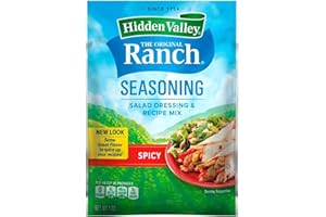 Hidden Valley Spicy Ranch Salad Dressing & Seasoning Mix (Pack of 4) 1 oz Packets by Hidden Valley