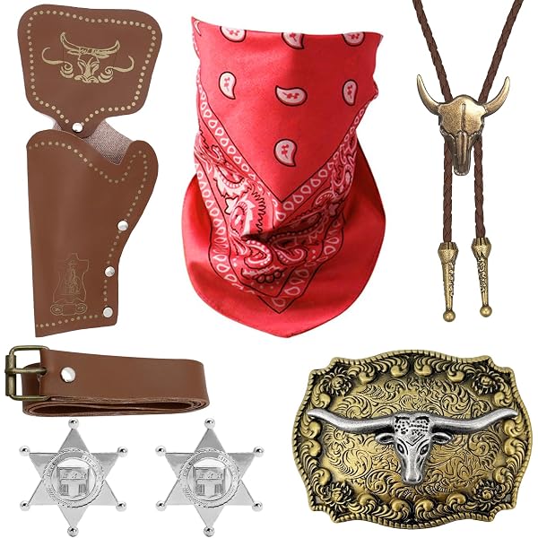 FaithHeart Bolo tie, cravatta punk western con runa vichinga Mjölnir, cravatta in pelle bolo da uomo, costume da cowboy occidentale, accessorio per uomo e donna, G Nodo celtico Croce, Taglia unica
