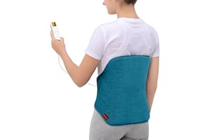 Comfytemp XL Heat Pad for Back Pain Relief, Electric Heating Pad with Strap for Cramps, Lower Back, Lumbar, Sciatica, 9 Heat Settings, 0.5-9H Auto Shut Off, Christmas Birthday Gifts for Women Men