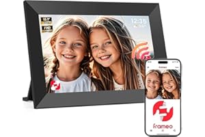 UCMDA Frameo Digital Photo Frame, WiFi 10.1" Digital Picture Frame | 1280x800 HD IPS Touch Screen | Video/Music Playback | Remote-Calendar Alarm | Auto Rotate | Wall Mountable | 32GB | USB/SD