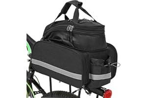 Lixada Bike Pannier Bag, 25L Double Side Waterproof Rear Rack Bike Bag for Riding Cycling Travelling
