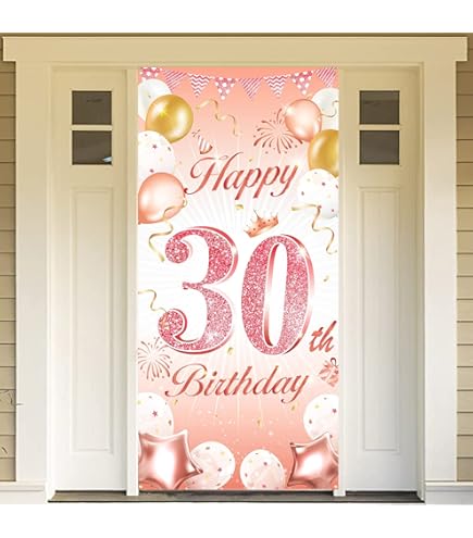 5. Geburtstag Deko Mädchen - Stoff Banner 150x90cm Blumen Hintergrund