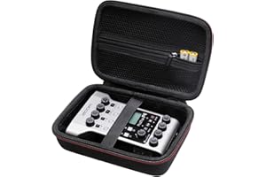 L LTGEM LTGEM Hartschalen-Reiseetui, kompatibel mit Zoom PodTrak P4 Podcast-Recorder