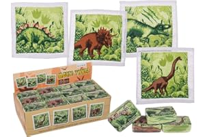 ‎PALLEON Palleon 12er Set Magisches Baumwoll Handtuch Fußball & Einhorn Zauberhandtuch Dinosaurier