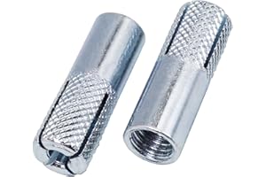 SKIR'CO (10 szt.) radełkowane kotwy wpuszczane M8 x 30 mm, tuleja rozporowa, kołki ścienne, kotwa betonowa