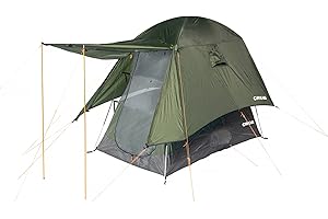 Crua Outdoors Xtent Maxx - Tenda per 3 persone, completamente estensibile da 1,6 m a 2,2 m e portico