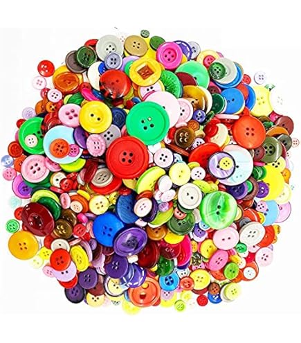 100 bottoni in legno, colori misti, 2 fori, a forma di fiore, per