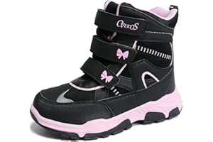 Youecci Botas de Invierno para Niño Niña Botas de Nieve Cálidas e Impermeables Unisex Botines Antideslizantes Al Aire Libre Zapatos para Caminar Botas 26-39 EU