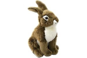Living Nature- Peluche AN499 Olandese Lop Ear Grey & Baby Bunny Gift Bundle, Colore Unknown, Large, AN240